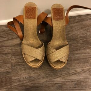 Tory Burch wedge espadrilles